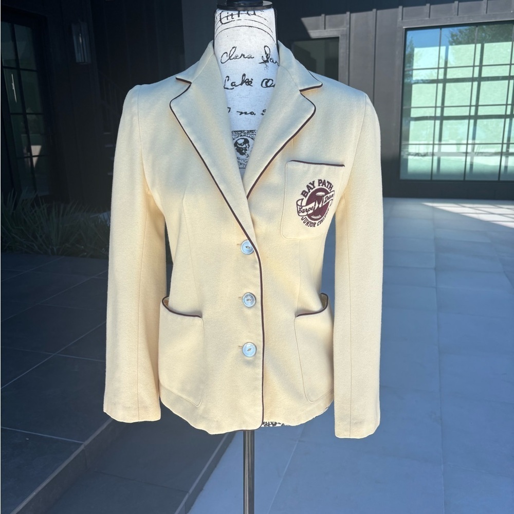 🎓 Vintage Brooks-Allen Bay Path College Blazer — Made in USA